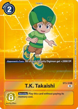 T.K. Takaishi (Alternate Art) (ST3-12) [Starter Deck 12: Jesmon] Foil - Deck Out Gaming