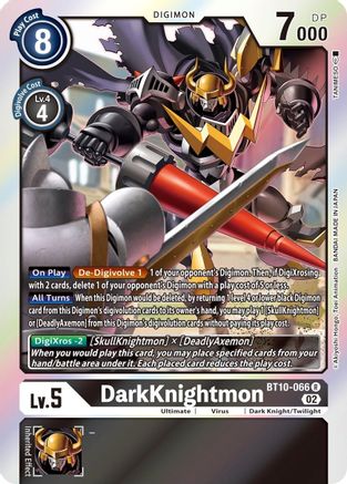 DarkKnightmon (BT10-066) [Xros Encounter] Foil - Deck Out Gaming