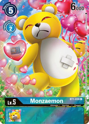 Monzaemon (25th Special Memorial Pack) (BT1-038) [Release Special Booster] Foil - Deck Out Gaming