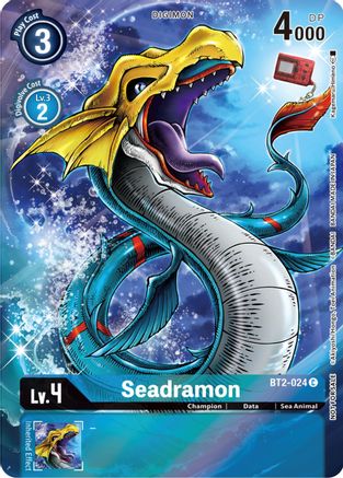 Seadramon (25th Special Memorial Pack) (BT2-024) [Release Special Booster] Foil - Deck Out Gaming