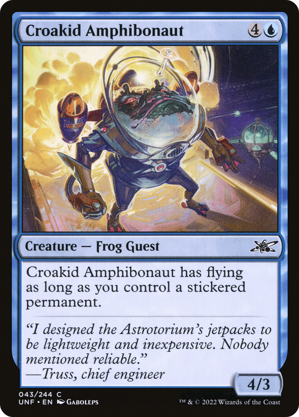 Croakid Amphibonaut (43) [Unfinity] - Deck Out Gaming