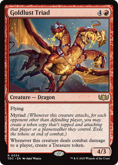 Goldlust Triad (34) [Commander: Tarkir: Dragonstorm] - Deck Out Gaming