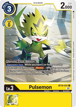 Pulsemon (BT10-031) [Xros Encounter] - Deck Out Gaming