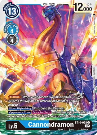 Cannondramon (BT10-028) [Xros Encounter] - Deck Out Gaming