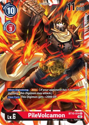 PileVolcamon (BT10-014) [Xros Encounter] - Deck Out Gaming