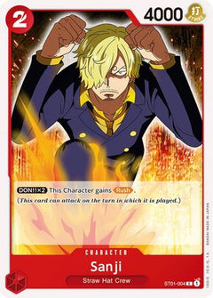 Sanji (ST01-004) [Starter Deck 1: Straw Hat Crew] - Deck Out Gaming