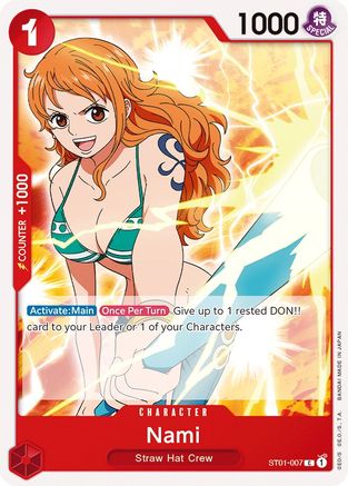 Nami (ST01-007) [Starter Deck 1: Straw Hat Crew] - Deck Out Gaming