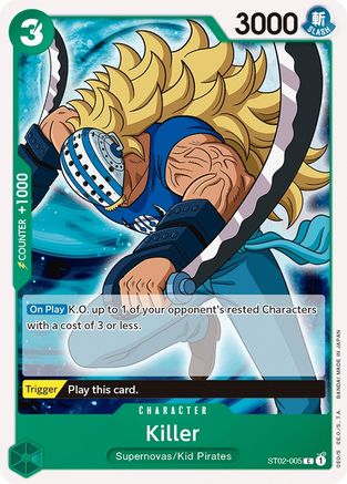 Killer (ST02-005) [Starter Deck 2: Worst Generation]