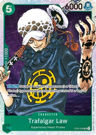 Trafalgar Law (ST02-009) [Starter Deck 2: Worst Generation] - Deck Out Gaming