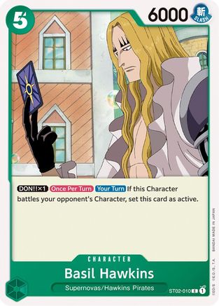 Basil Hawkins (ST02-010) [Starter Deck 2: Worst Generation] - Deck Out Gaming