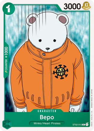 Bepo (ST02-012) [Starter Deck 2: Worst Generation] - Deck Out Gaming