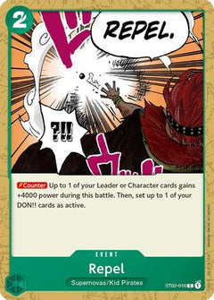 Repel (ST02-016) [Starter Deck 2: Worst Generation] - Deck Out Gaming