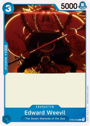 Edward Weevil (ST03-002) [Starter Deck 3: The Seven Warlords of The Sea] - Deck Out Gaming