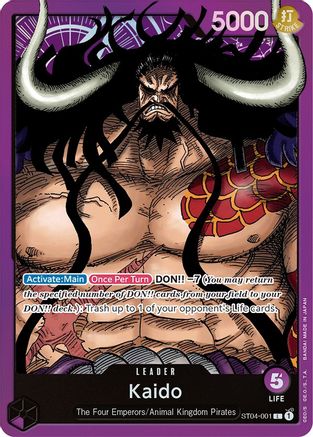 Kaido (001) (ST04-001) [Starter Deck 4: Animal Kingdom Pirates] - Deck Out Gaming