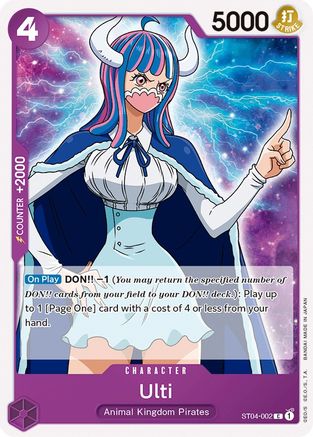 Ulti (ST04-002) [Starter Deck 4: Animal Kingdom Pirates] - Deck Out Gaming