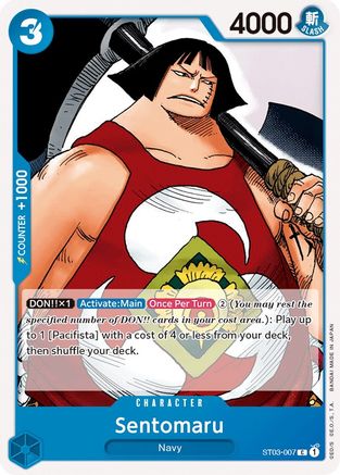 Sentomaru (ST03-007) [Starter Deck 3: The Seven Warlords of The Sea] - Deck Out Gaming