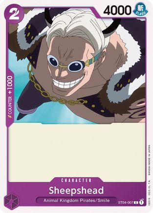 Sheepshead (ST04-007) [Starter Deck 4: Animal Kingdom Pirates] - Deck Out Gaming