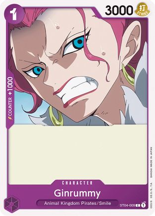 Ginrummy (ST04-009) [Starter Deck 4: Animal Kingdom Pirates] - Deck Out Gaming