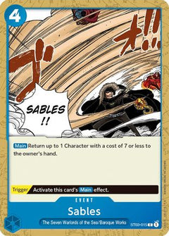 Sables (ST03-015) [Starter Deck 3: The Seven Warlords of The Sea] - Deck Out Gaming