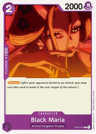 Black Maria (ST04-011) [Starter Deck 4: Animal Kingdom Pirates]