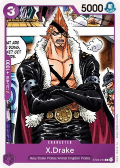 X.Drake (ST04-013) [Starter Deck 4: Animal Kingdom Pirates] - Deck Out Gaming