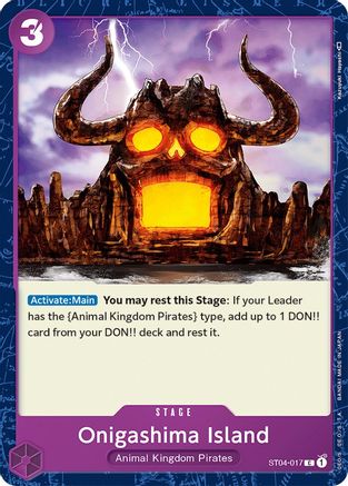 Onigashima Island (ST04-017) [Starter Deck 4: Animal Kingdom Pirates] - Deck Out Gaming