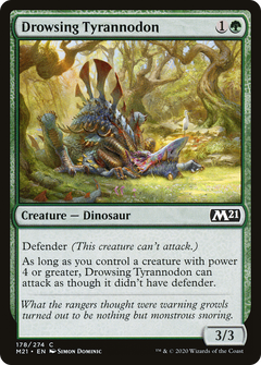 Drowsing Tyrannodon (178) [Core Set 2021] foil - Deck Out Gaming