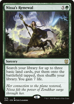 Nissa's Renewal (76) [Commander: Zendikar Rising] - Deck Out Gaming
