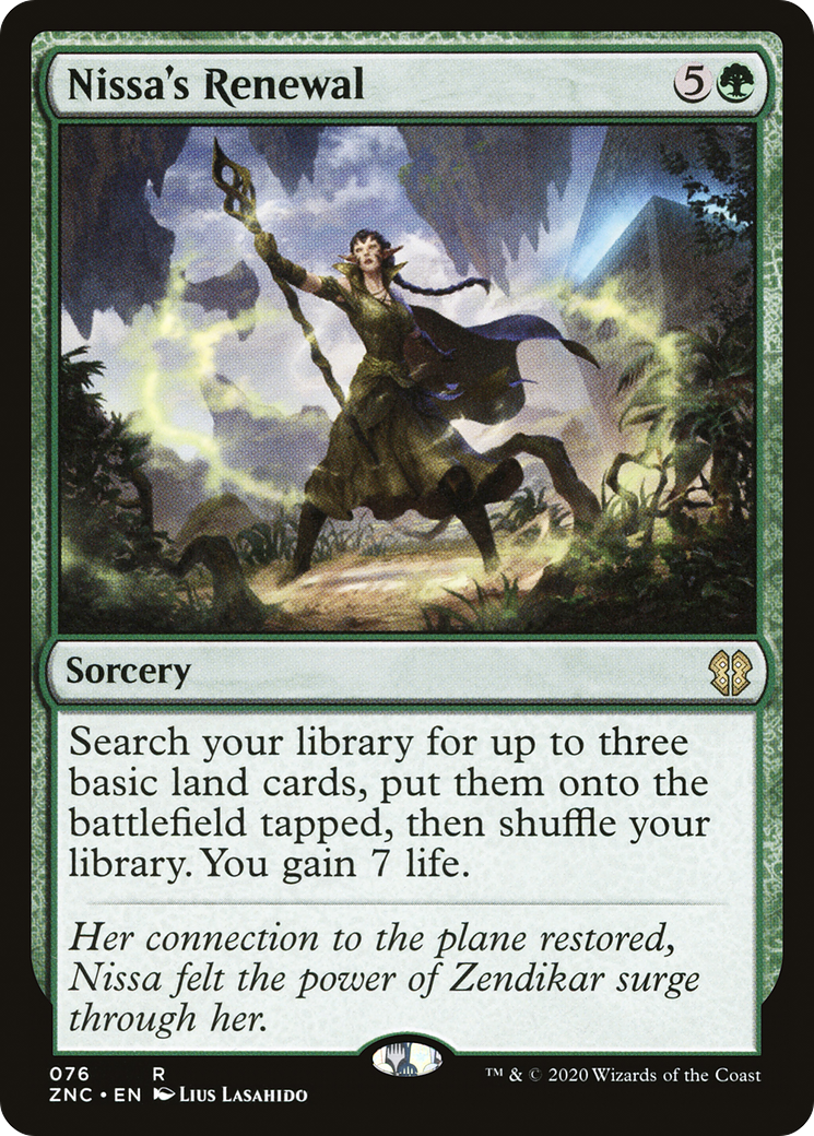 Nissa's Renewal (76) [Commander: Zendikar Rising] - Deck Out Gaming