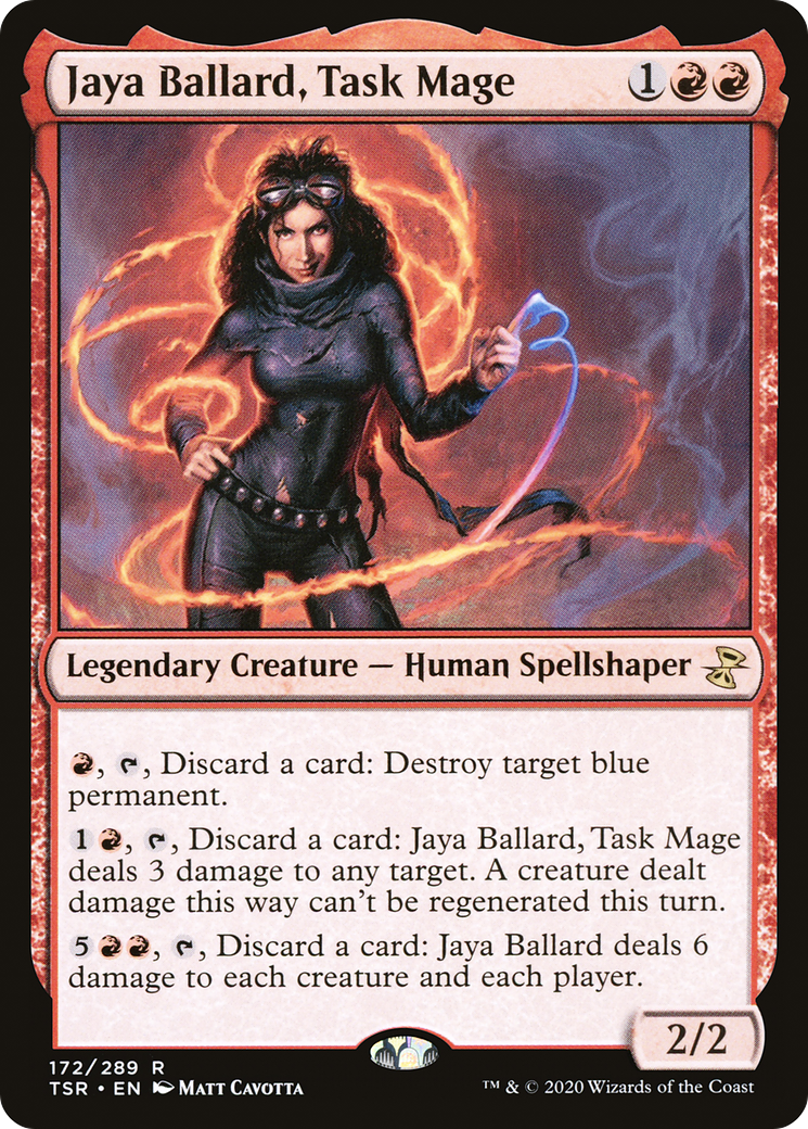 Jaya Ballard, Task Mage (172) [Time Spiral Remastered] foil - Deck Out Gaming