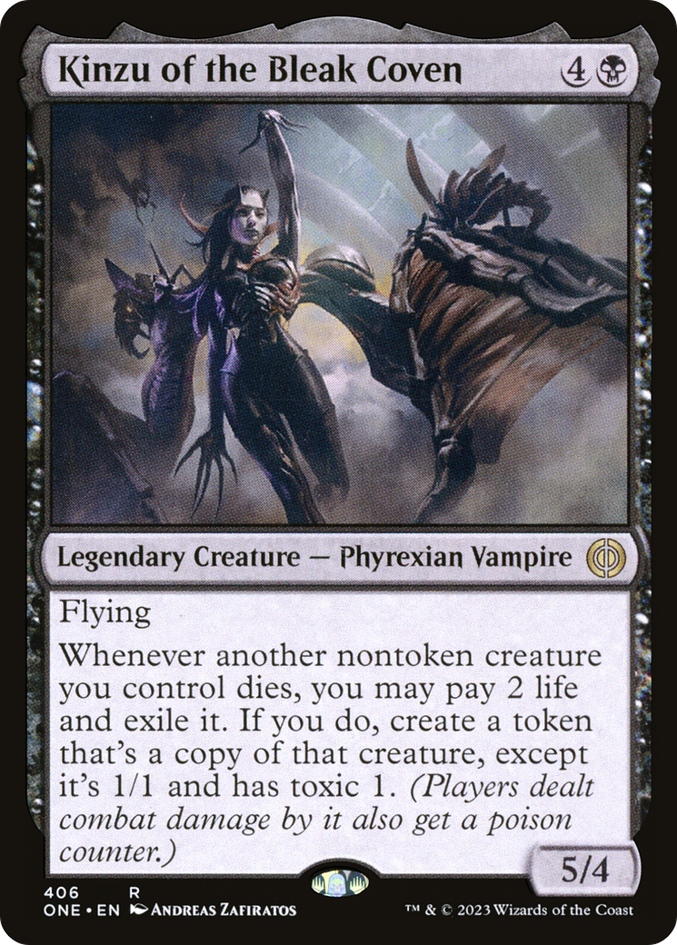 Kinzu of the Bleak Coven (406) [Phyrexia: All Will Be One] - Deck Out Gaming