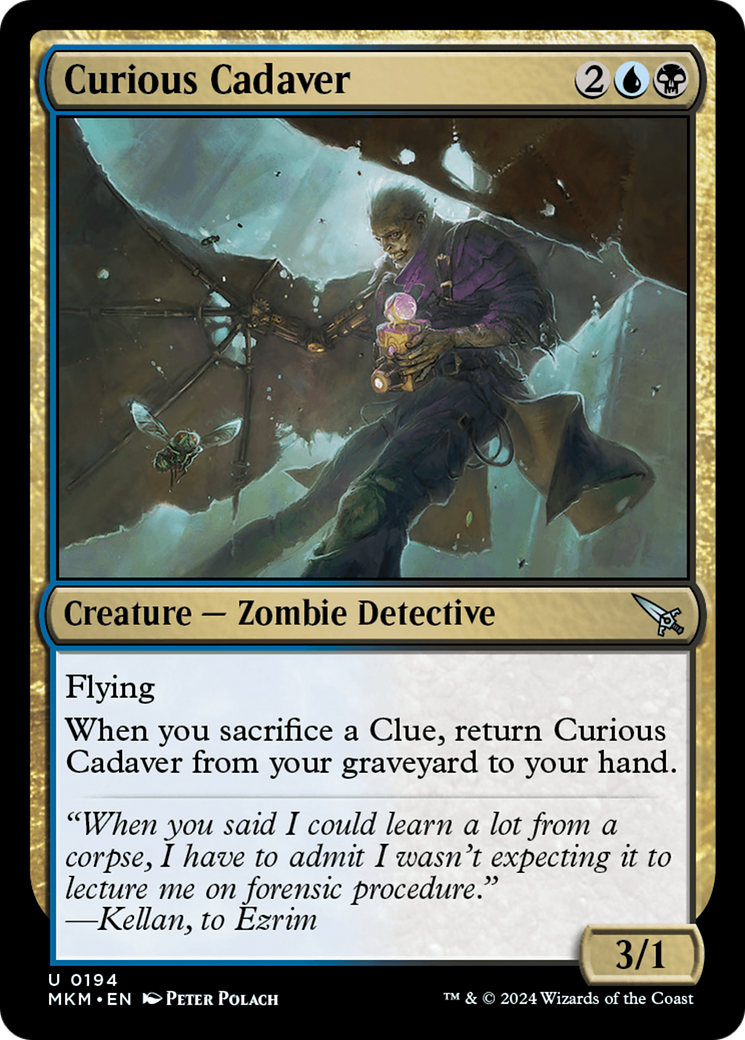 Curious Cadaver (194) [Murders at Karlov Manor] foil - Deck Out Gaming