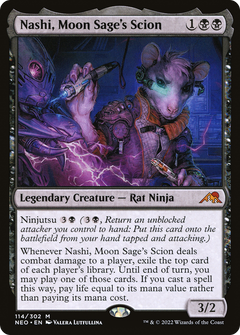 Nashi, Moon Sage's Scion (114) [Kamigawa: Neon Dynasty] foil - Deck Out Gaming