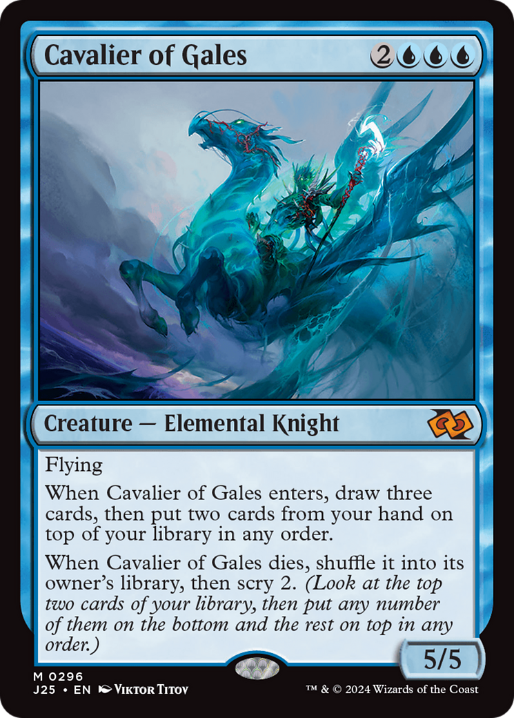 Cavalier of Gales (296) [Foundations Jumpstart] - Deck Out Gaming
