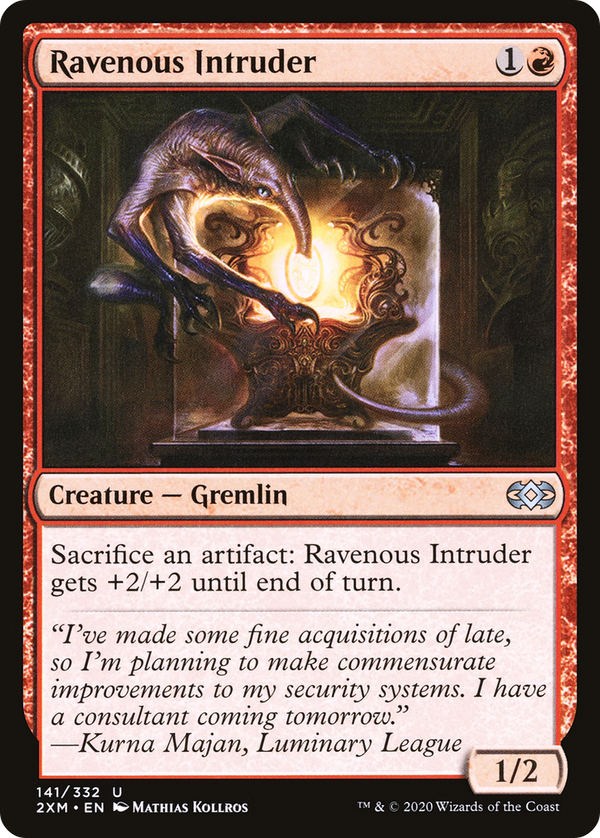 Ravenous Intruder (141) [Double Masters] foil - Deck Out Gaming