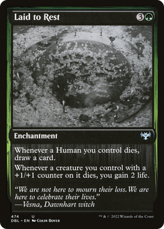 Laid to Rest (474) [Innistrad: Double Feature] foil - Deck Out Gaming