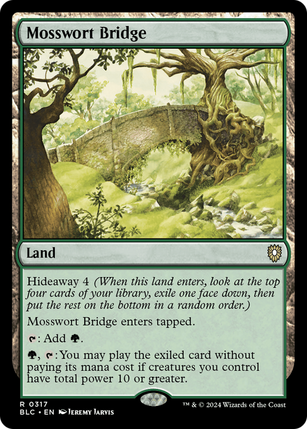 Mosswort Bridge (317) [Bloomburrow Commander] - Deck Out Gaming