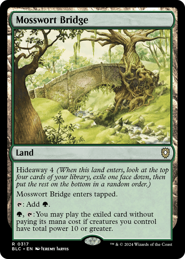 Mosswort Bridge (317) [Bloomburrow Commander]