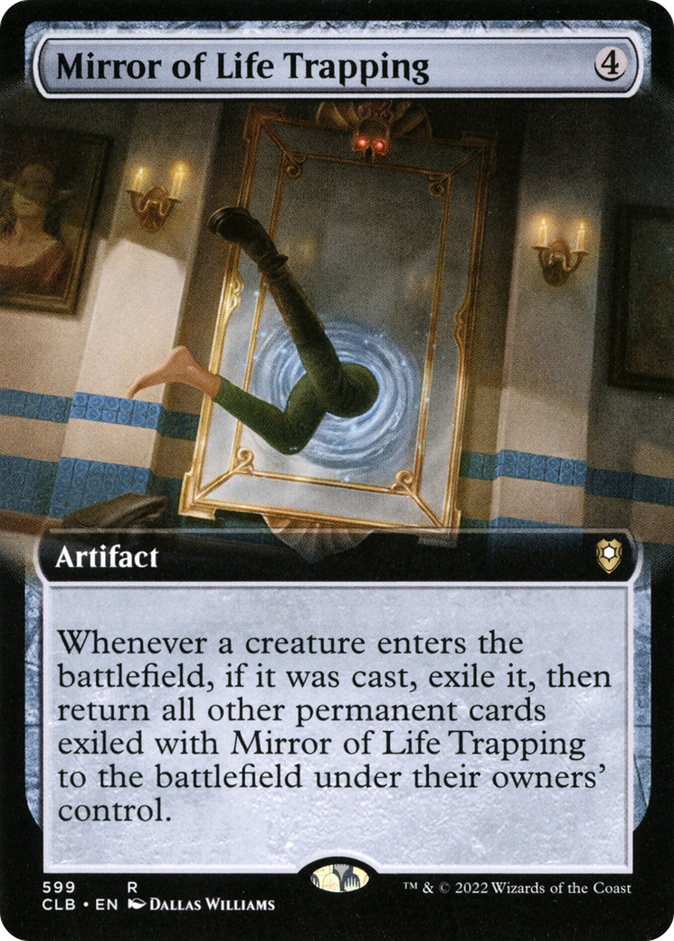 Mirror of Life Trapping (Extended Art) (599) [Commander Legends: Battle for Baldur's Gate] foil - Deck Out Gaming