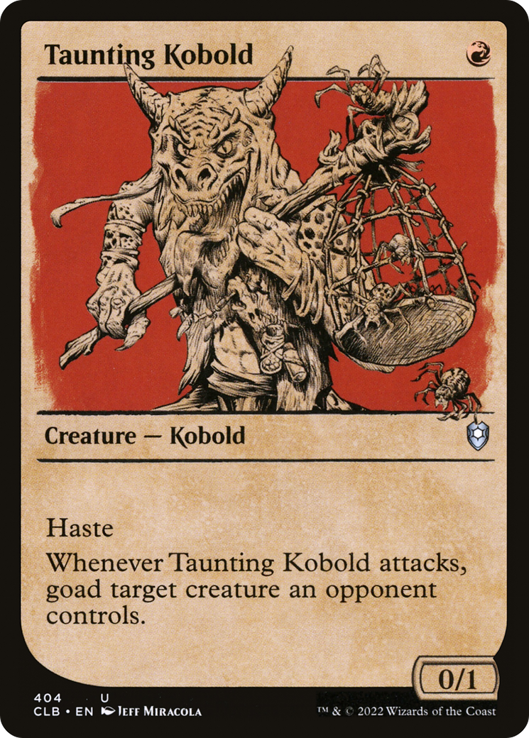 Taunting Kobold (Showcase) (404) [Commander Legends: Battle for Baldur's Gate] foil - Deck Out Gaming