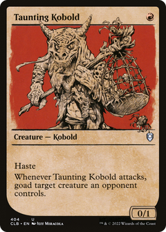 Taunting Kobold (Showcase) (404) [Commander Legends: Battle for Baldur's Gate] foil - Deck Out Gaming