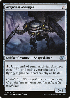 Argivian Avenger (232) [The Brothers' War] foil - Deck Out Gaming