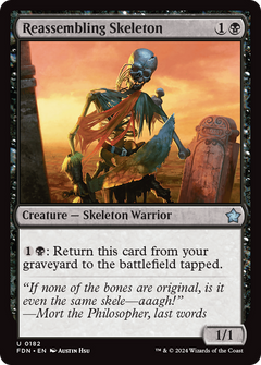 Reassembling Skeleton (182) [Foundations] foil - Deck Out Gaming
