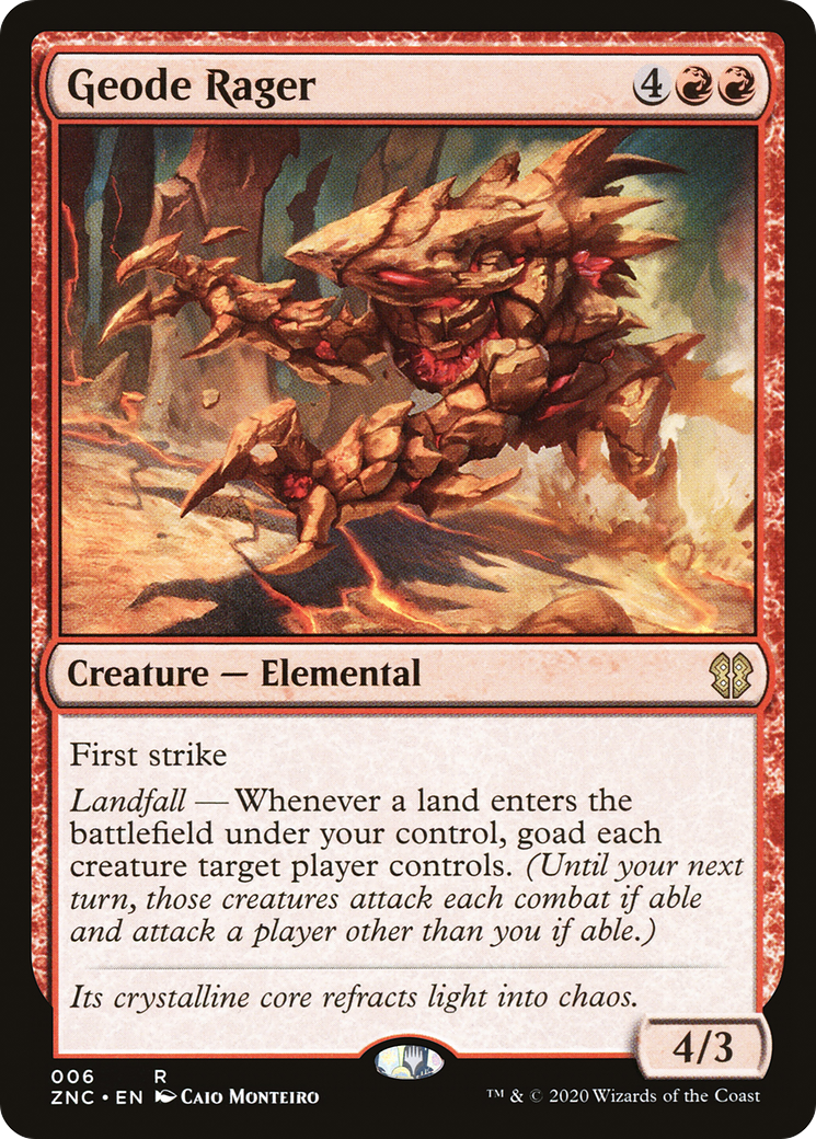 Geode Rager (6) [Commander: Zendikar Rising] - Deck Out Gaming