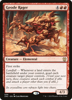 Geode Rager (6) [Commander: Zendikar Rising] - Deck Out Gaming