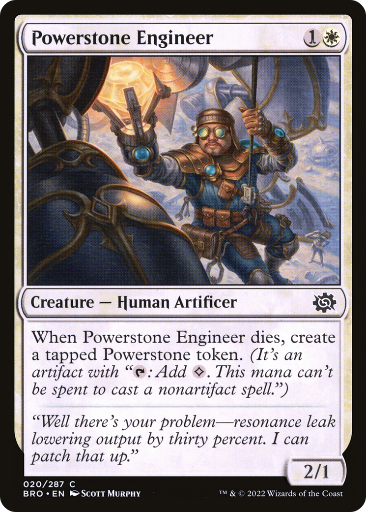 Powerstone Engineer (20) [The Brothers' War] foil - Deck Out Gaming