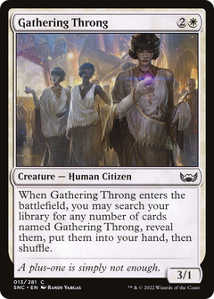Gathering Throng (13) [Streets of New Capenna] - Deck Out Gaming