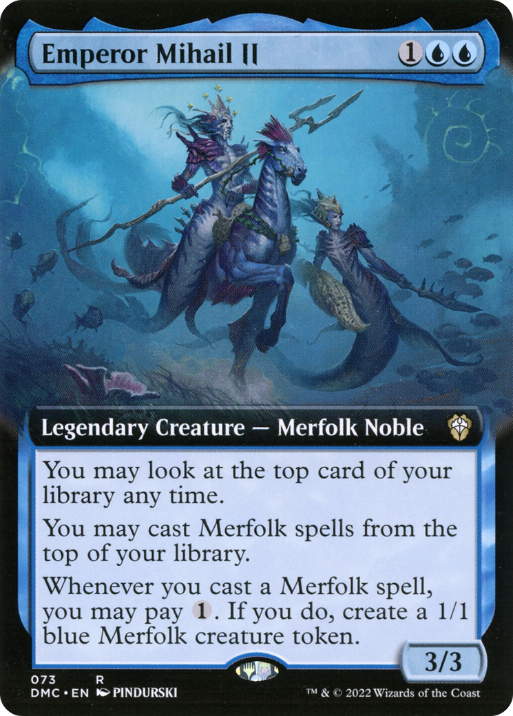 Emperor Mihail II (Extended Art) (73) [Dominaria United Commander] - Deck Out Gaming