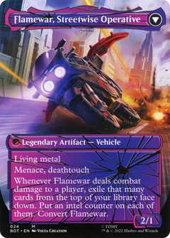 Flamewar, Brash Veteran (Shattered Glass) (24) [Transformers] - Deck Out Gaming