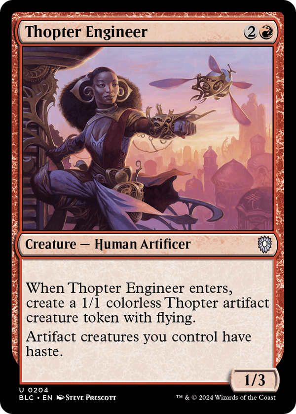 Thopter Engineer (204) [Bloomburrow Commander] - Deck Out Gaming